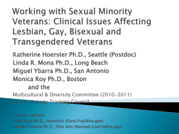 LGBTQmoduleslides_Apri 12 - APPIC Shared Training Documents