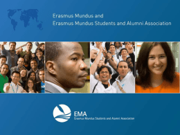 EMA - Erasmus Mundus Students and Alumni Association