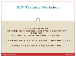 One Day 2015 - HCV Advocate