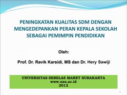Presentasi Seminar LPKKS-1 Juni 2012