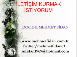 Mehmet Fidan - AkParti Afyon