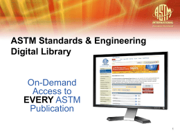 Powerpoint - ASTM International