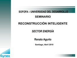 Renato Agurto - Universidad del Desarrollo
