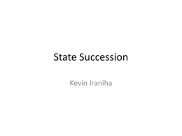 State Succession - Cekli Setya Pratiwi