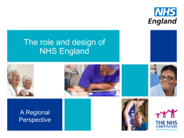 NHS England - Trev Wright