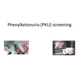 PowerPoint presentation for PKU Genetic Screening Simulation