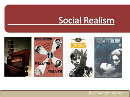 This is my Social Realism Powerpoint, By Charlotte