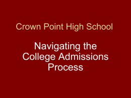 Crown Point High School - Crown Point Community School