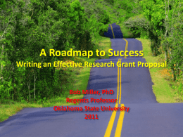 Writing an Effective Research Grant Proposal