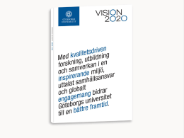 Vision 2020  - Medarbetarportalen