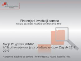 Financijski izvještaji banaka i ostalih financijskih institucija