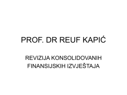 PROF. DR REUF KAPIĆ