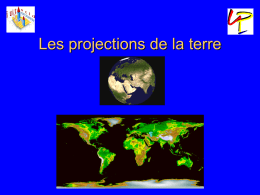 Les projections de la terre