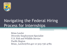 Navigating the Federal Hiring Process for Internships