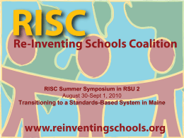RSU-2-Day-1-Day-2-AM.. - Re-Inventing Schools Coalition