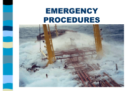 Emergency Procedures SHIPONBOARD