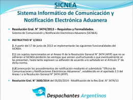 Ver: Resumen SICNEA-ISTA - Despachantes Argentinos