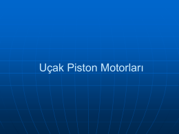Piston Motorunun Çalışması
