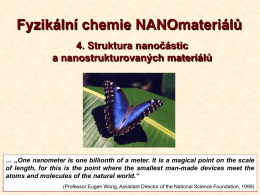 Struktura nanočástic