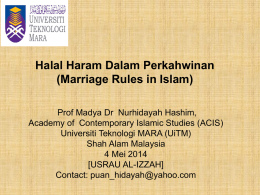Slaid Prof Madya Dr Nur Hidayah - Surau Al