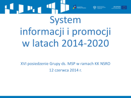 MIR_System informacji i promocji w latach 2014-2020