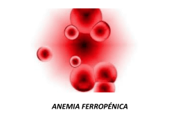 anemia ferropénica. jácome johana