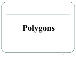 A polygon is a closed figure