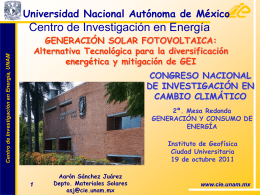 Centro de Investigación en Energía, UNAM