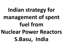 INDIAN ENERGY SCENARIO - Nuclear Safety and Security