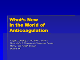 Everything You Need to Know about Anticoagulation