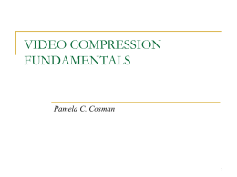Powerpoint file on video compression.