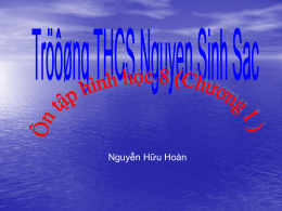- THCS Nguyễn Sinh Sắc