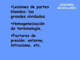 LESIONES MUSCULARES