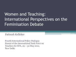 PPT - Teacher Education