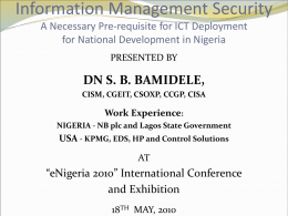 Information Management Security