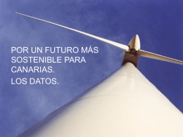 Por un futuro más sostenible en Canarias.