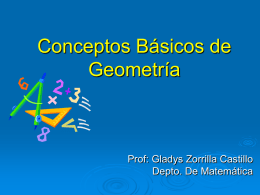 Conceptos Básicos de Geometría