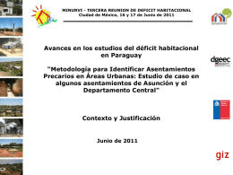 paraguay: contexto y justificación