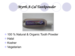Taalibah`s Myrrh Toothpowder