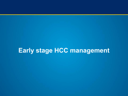 Update in the treatment of early-stage HCC