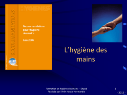 L `hygiène des mains - CLIN Paris-Nord
