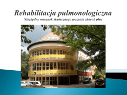Rehabilitacja pulmonologiczna - Lubuski Szpital Specjalistyczny