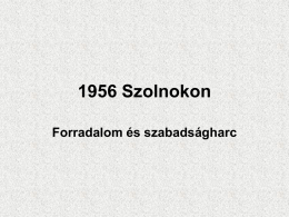 8. 3. 1956 Szolnokon.