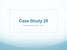 Case Study 20
