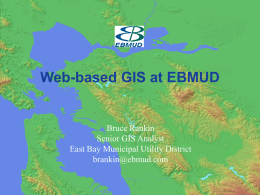 Web-Based GIS at EBMUD