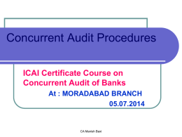 - The Moradabad Branch Of ICAI