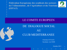 A télécharger ici - Comité Européen de Dialogue Social du Club