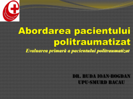 Abordarea pacientului politraumatizat – 2014