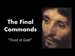 The Final Commands