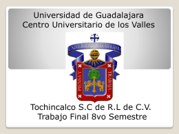 ENGORDA DE TOROS - Universidad de Guadalajara | Centro